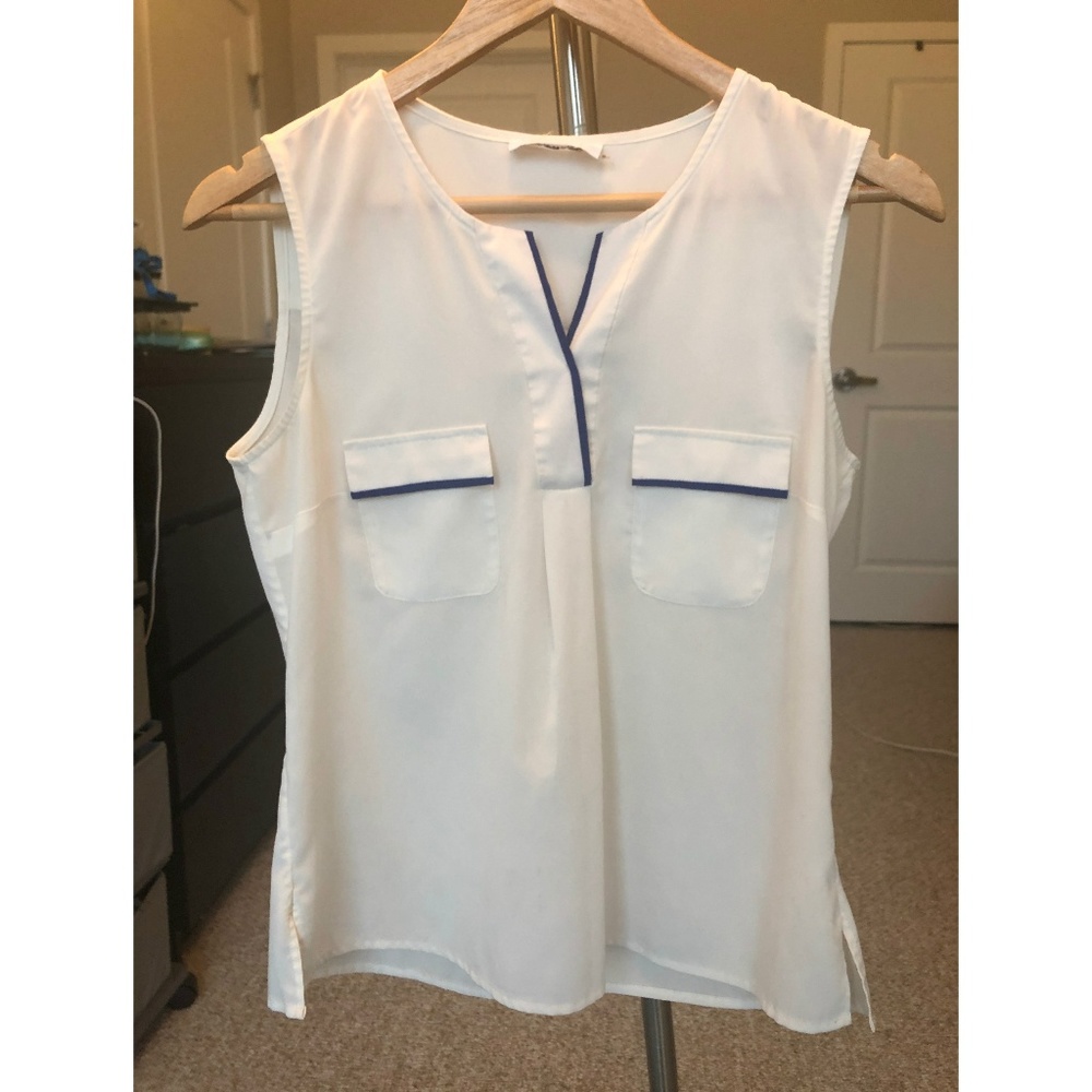 Calvin Klein Sleeveless Dress Shirt